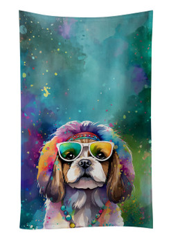 Shih Tzu Hippie Dawg Kitchen Towel Dish Cloths DAC2561 product image at NuMercy