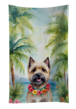 Cairn Terrier Luau Kitchen Towel Dish Cloths DAC6396 product image at NuMercy