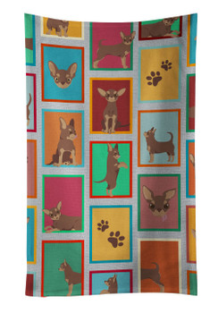 Lots of Chocolate Chihuahua Kitchen Towel Dish Cloths product image at NuMercy