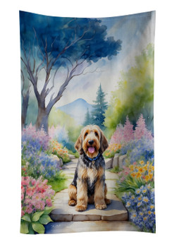 Otterhound Spring Path Kitchen Towel Dish Cloths product image at NuMercy