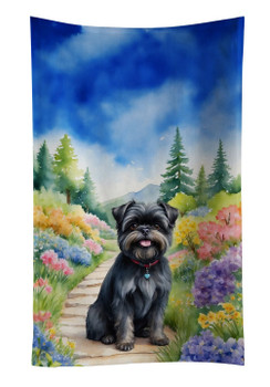 Affenpinscher Spring Garden Kitchen Towel Dish Cloths product image at NuMercy