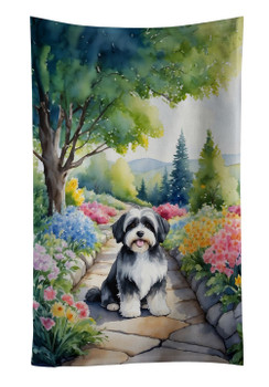 Havanese Spring Path Kitchen Towel Dish Cloths product image at NuMercy