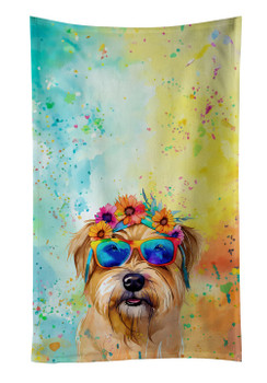 Cairn Terrier Hippie Dawg Kitchen Towel Dish Cloths DAC2480 product image at NuMercy