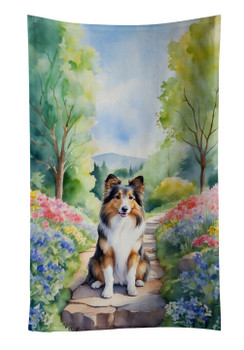 Sheltie Spring Path Kitchen Towel Dish Cloths product image at NuMercy