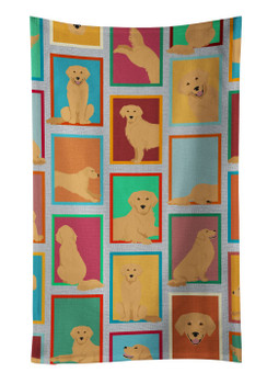 Lots of Golden Retriever Kitchen Towel Dish Cloths product image at NuMercy