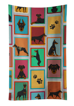 Lots of Doberman Pinscher Kitchen Towel Dish Cloths product image at NuMercy