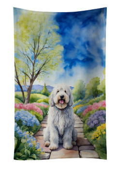 Komondor Spring Path Kitchen Towel Dish Cloths product image at NuMercy