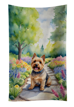 Norwich Terrier Spring Path Kitchen Towel Dish Cloths product image at NuMercy