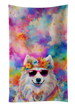Samoyed Hippie Dawg Kitchen Towel Dish Cloths DAC2550 product image at NuMercy