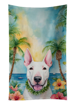 English Bull Terrier Luau Kitchen Towel Dish Cloths DAC6425 product image at NuMercy