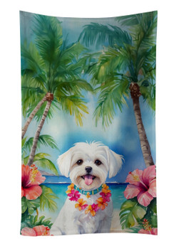 Maltese Luau Kitchen Towel Dish Cloths DAC6472 product image at NuMercy