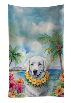 Kuvasz Luau Kitchen Towel Dish Cloths product image at NuMercy