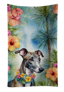 Greyhound Luau Kitchen Towel Dish Cloths DAC6449 product image at NuMercy