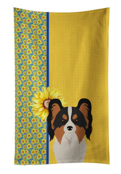Summer Sunflowers Tricolor Papillon Kitchen Towel Dish Cloths product image at NuMercy