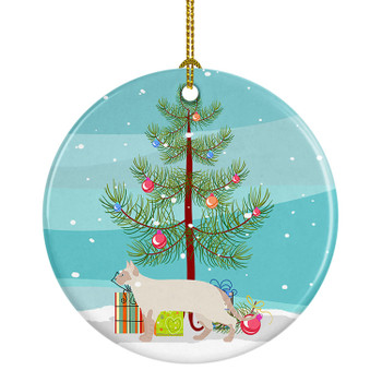 Tonkinese Cat Christmas Ceramic Ornament CK4730 product image at NuMercy