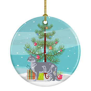 Australian Mist Cat Christmas Ceramic Ornament CK4563 product image at NuMercy