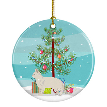 American Shorthair Cat Christmas Ceramic Ornament CK4555 product image at NuMercy