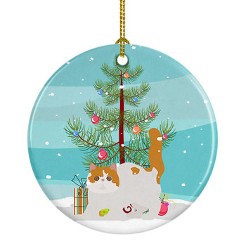 Exotic Shorthair Cat Christmas Ceramic Ornament CK4623 product image at NuMercy