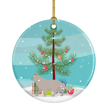 British Shorthair Cat Christmas Ceramic Ornament CK4575 product image at NuMercy