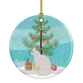 Burmilla Cat Christmas Ceramic Ornament CK4756 product image at NuMercy