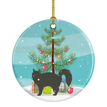 Nebelung Cat Christmas Ceramic Ornament CK4663 product image at NuMercy
