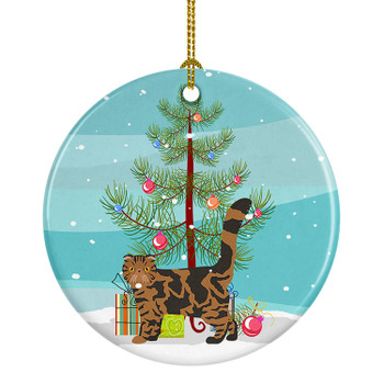 Foldex Exotic Fold Cat Christmas Ceramic Ornament CK4625 product image at NuMercy