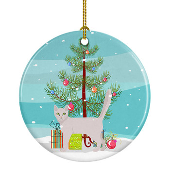 Burmilla Cat Christmas Ceramic Ornament CK4577 product image at NuMercy