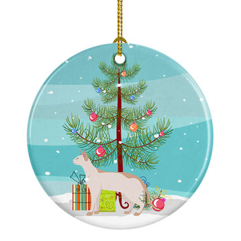 Colorpoint Shorthair Cat Christmas Ceramic Ornament CK4596 product image at NuMercy