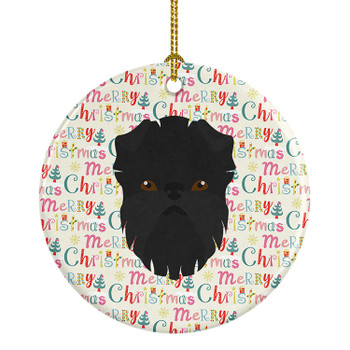 Affenpinscher Merry Christmas Ceramic Ornament WDK1483 product image at NuMercy