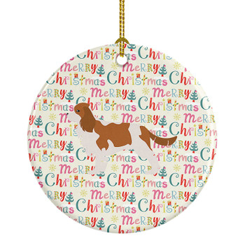 Cavalier King Charles Spaniel Merry Christmas Ceramic Ornament WDK1896 product image at NuMercy
