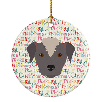 Ecuadorian Hairless Dog Merry Christmas Ceramic Ornament WDK1498 product image at NuMercy