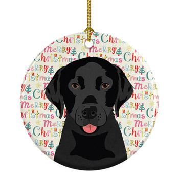 Labrador Retriever Black #3 Christmas Ceramic Ornament product image at NuMercy