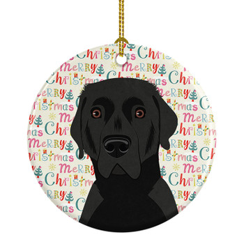 Labrador Retriever Black #2 Christmas Ceramic Ornament product image at NuMercy