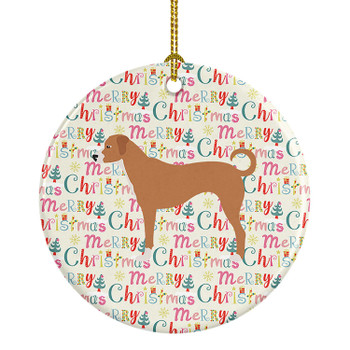 Australian Pinscher Merry Christmas Ceramic Ornament product image at NuMercy