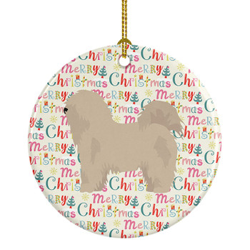 Odis Merry Christmas Ceramic Ornament product image at NuMercy