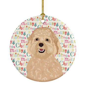Doodle Fawn #1 Christmas Ceramic Ornament product image at NuMercy