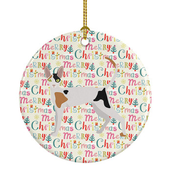 Cornish Rex Cat Christmas Ceramic Ornament WDK2521 product image at NuMercy