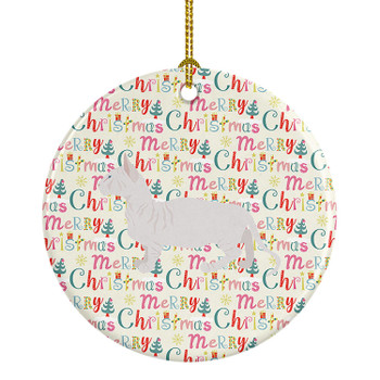 Bambino #2 Cat Christmas Ceramic Ornament product image at NuMercy