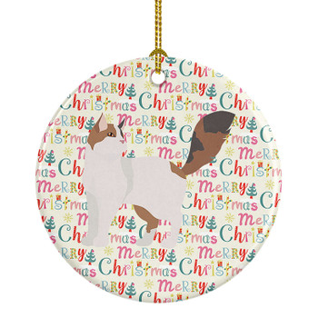 Turkish Van Cat Christmas Ceramic Ornament WDK2656 product image at NuMercy