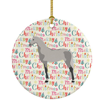 Orlov Trotter Horse Christmas Ceramic Ornament product image at NuMercy