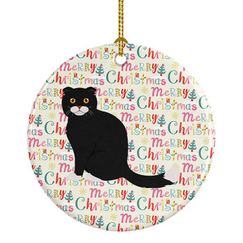 Foldex Exotic Fold #2 Cat Christmas Ceramic Ornament WDK2426 product image at NuMercy