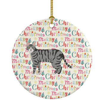 Dragon Li #1 Cat Christmas Ceramic Ornament product image at NuMercy