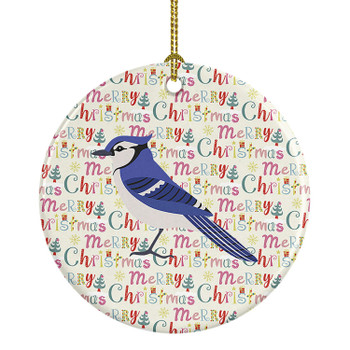 Jay Bird Christmas Ceramic Ornament product image at NuMercy