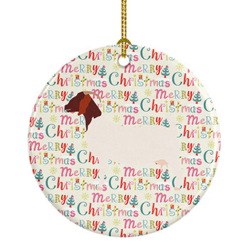 Boer Goat Christmas Ceramic Ornament product image at NuMercy