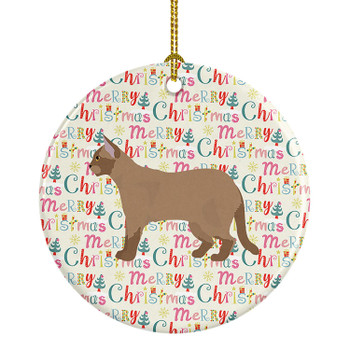 European Burmese #2 Cat Christmas Ceramic Ornament product image at NuMercy