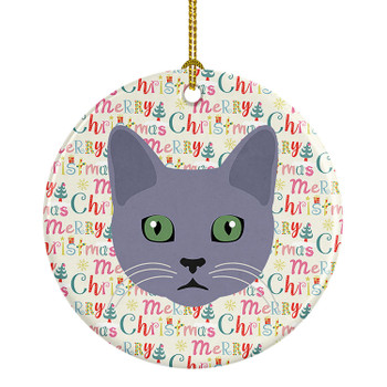 Korat Cat Christmas Ceramic Ornament WDK2341 product image at NuMercy