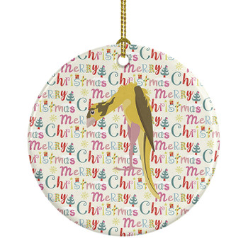 Jibso Canary Christmas Ceramic Ornament product image at NuMercy