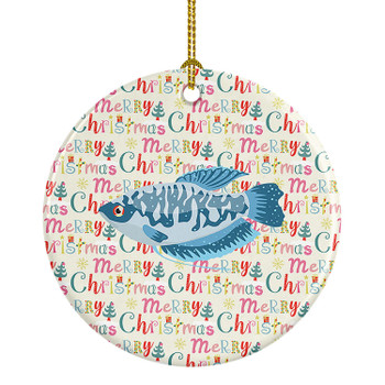 Opaline Gourami Christmas Ceramic Ornament product image at NuMercy