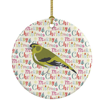 Siskin Christmas Ceramic Ornament product image at NuMercy