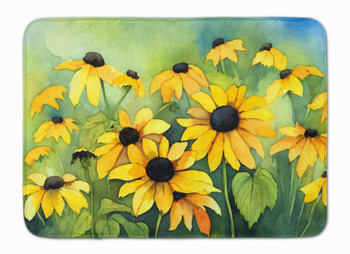 Maryland Black-Eyed Susans in Watercolor Memory Foam Bath/Kitchen Mat DAC1667 product image at NuMercy